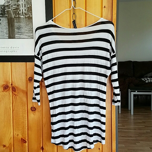 H and m devided stripe top - Picture 2 of 2