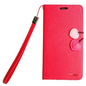 BNWOT Cherry Hearts Galaxy S7 Edge Wallet Case