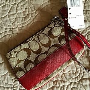 Coach small wristlet/wallet