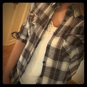 Black and white Flannel