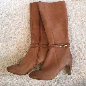 ECCO tall tan boots