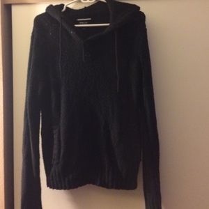 RVCA knit hooded sweater size small