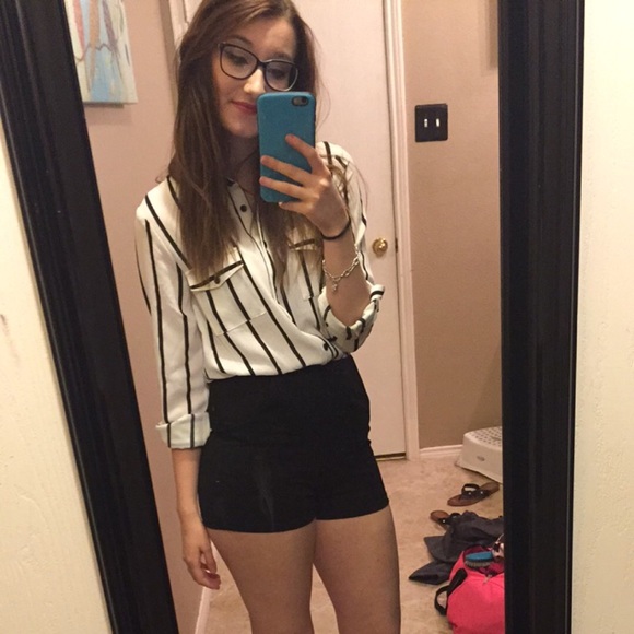 REDUCED PRICE Black and White Romper - Picture 1 of 2