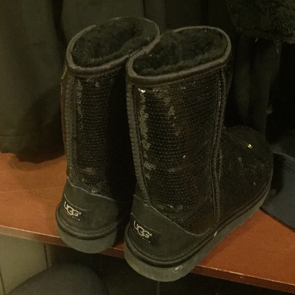 Women's Black Sparkle UGGS