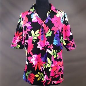 🎃🎃🎃BRIGHT Floral Blouse