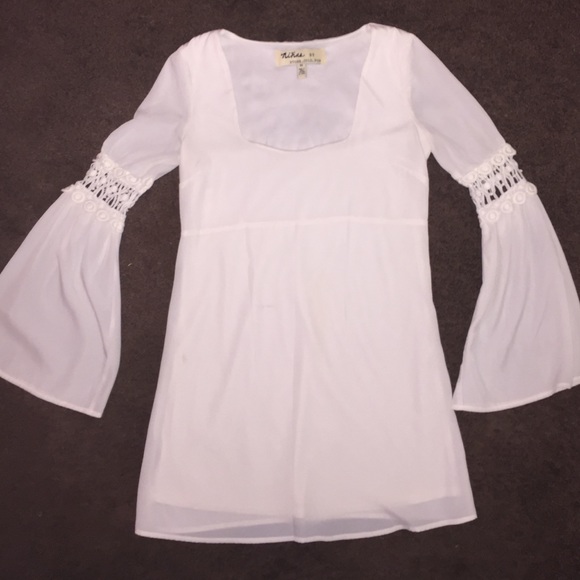 Stone Cold Fox Bell Sleeve Mini Dress