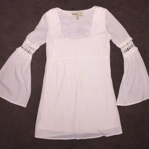 Stone Cold Fox Bell Sleeve Mini Dress