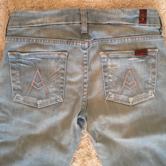 Seven for all mankind "A" pocket jeans - Picture 2 of 4