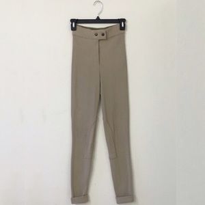 American Apparel khaki riding pants
