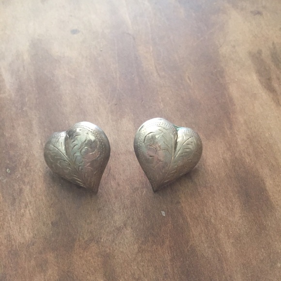 Sterling Silver Heart Earrings