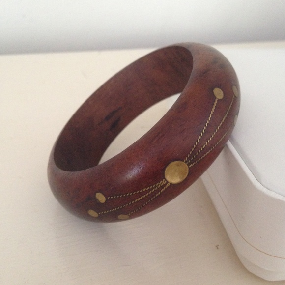 Wood Bangle Bracelet