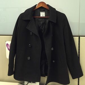 Old Navy Black Peacoat