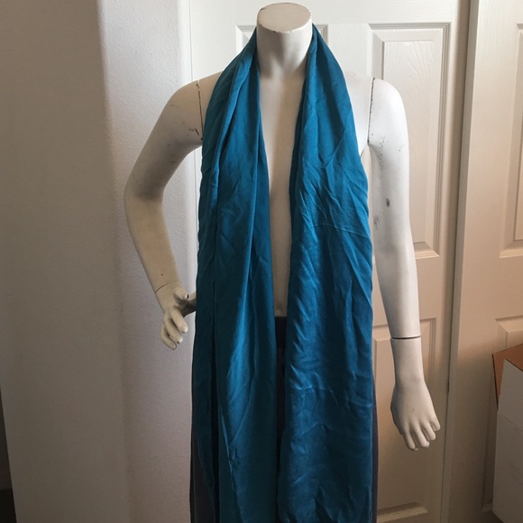 New Eco-centric Silk Charmeuse Scarf. - Picture 2 of 3