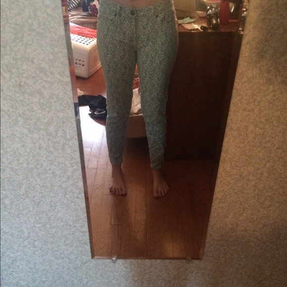 Jcrew patterned jeans