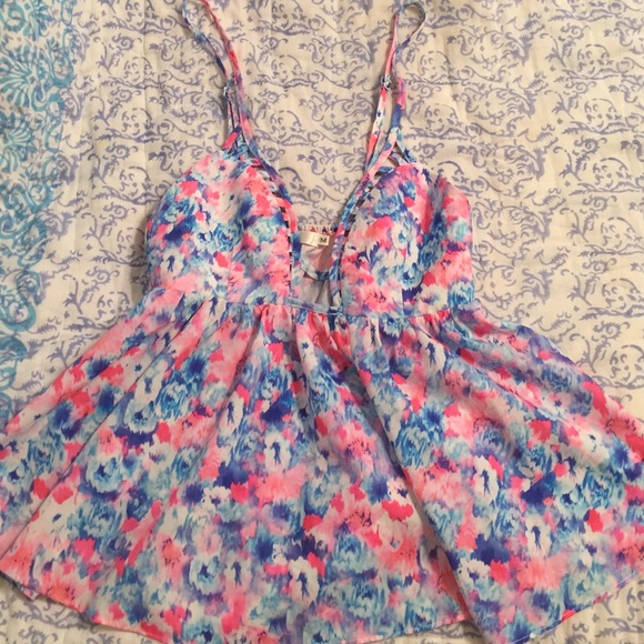 colorful LF top