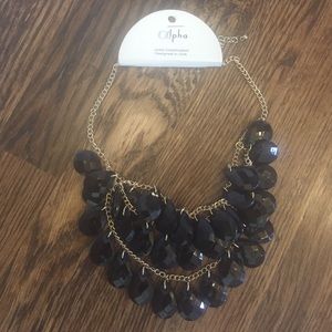 NEW--- Black bubble necklace