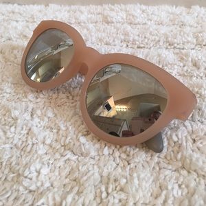 TOMS mirrored pink sunglasses