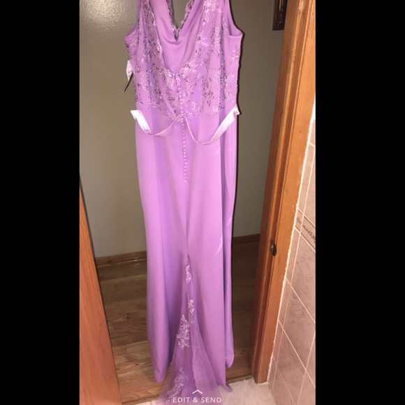 Purple dress women's size - Picture 3 of 6