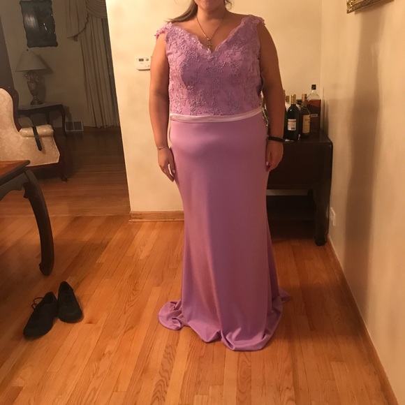 Purple dress women's size - Picture 5 of 6