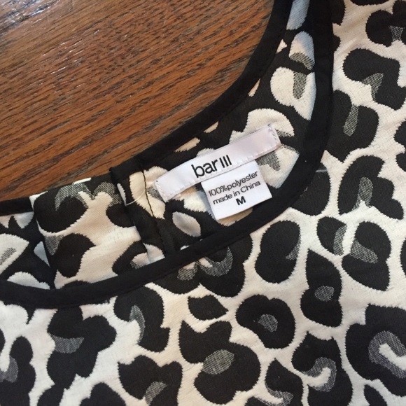 Bar III Animal Print Dress - Picture 2 of 2