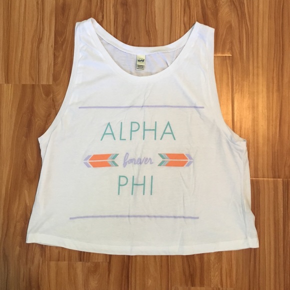 Alpha phi tank top