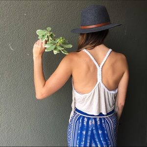 LF Fringe and Rope Crop Top