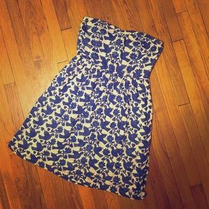 Old Navy Sundress Blue Birds & Flowers