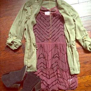 Free People- Intimately Sheer Beaded Dress