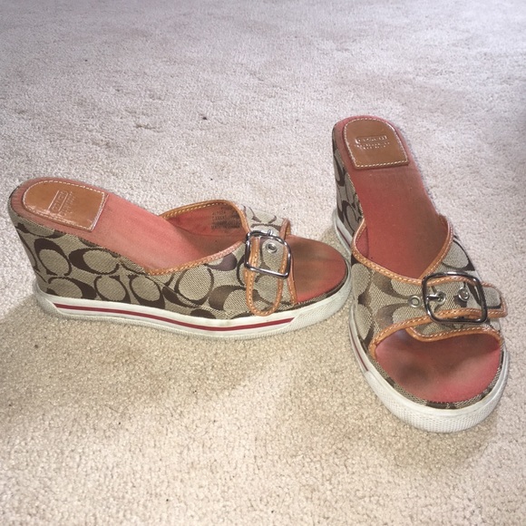 Coach wedges