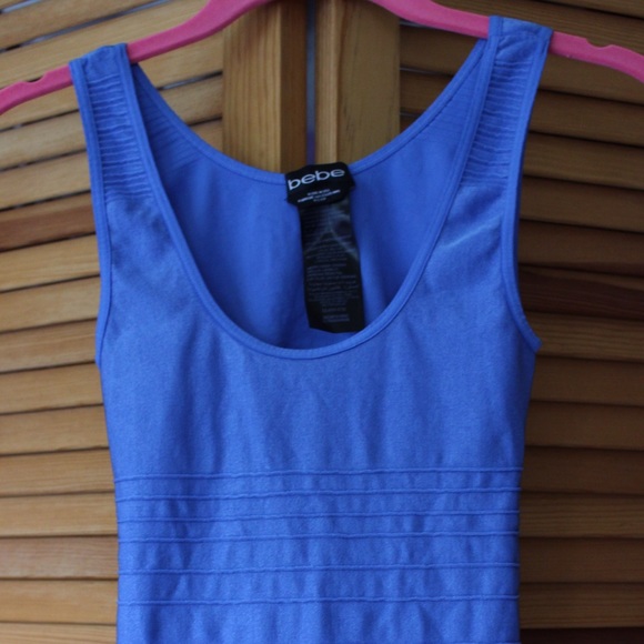 Bebe open back dress