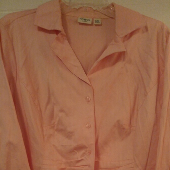 Pink Long Sleeve Blouse