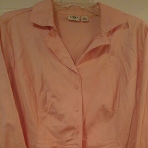 Pink Long Sleeve Blouse