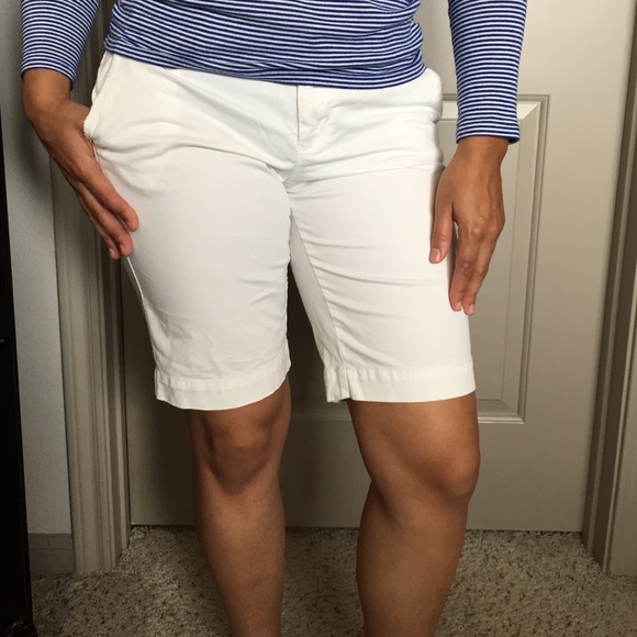 White Bermuda Shorts