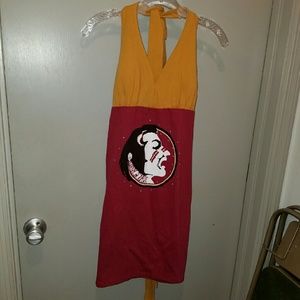 Custom FSU Florida  State halter dress