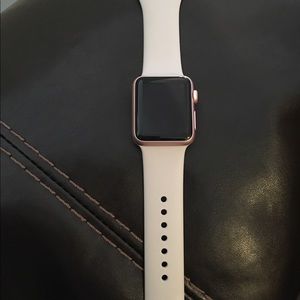 38mm rose gold Apple Watch