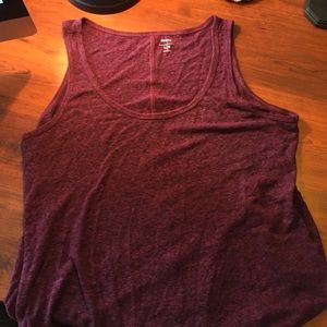 Size L Old Navy Burgundy Tank Top