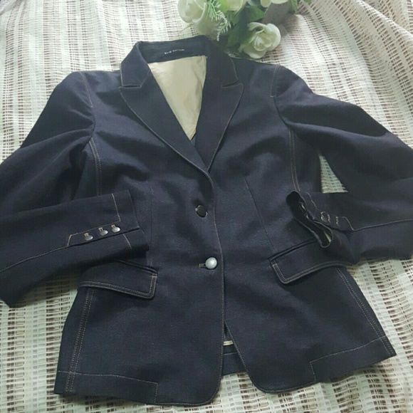 🔴ON SALE🔴ELIE TAHARI JEANS BLAZER JACKET SIZE 2