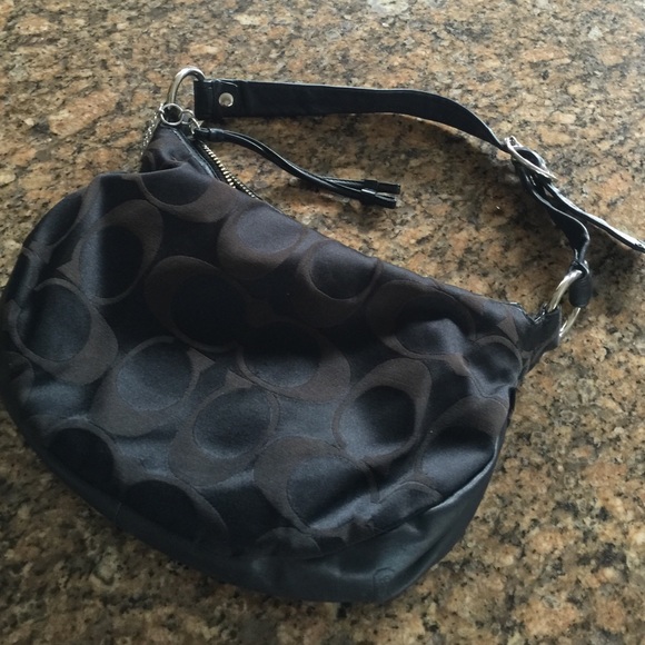 SOLD ♥️♥️♥️ Coach handbag with leather handle - Picture 2 of 4