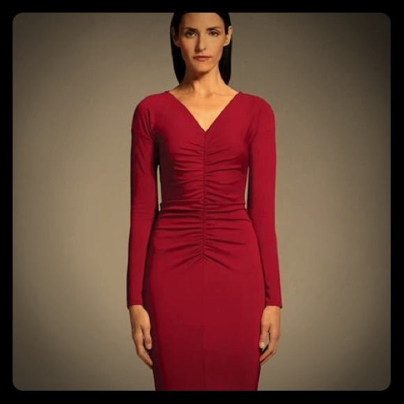 Narciso Rodriguez for DesigNation ruched dress - Picture 1 of 4