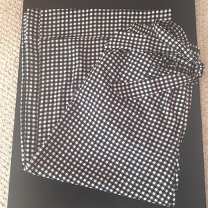 Zara Trousers in Check Print