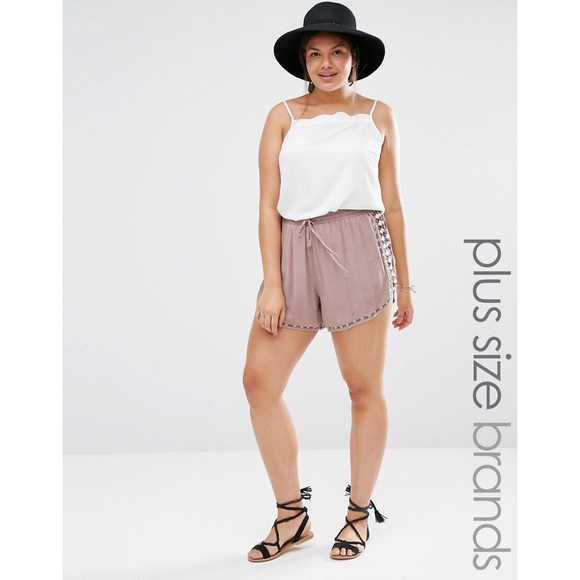 ASOS Curve Printed Shorts