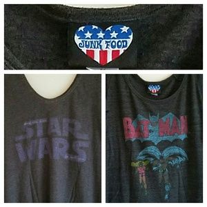 Old School Bundle of Star Wars & Batman Tees
