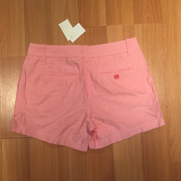 J. Crew Pink Oxford Shorts - Picture 2 of 2