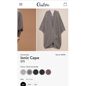 Aritzia Community Iconic Cape