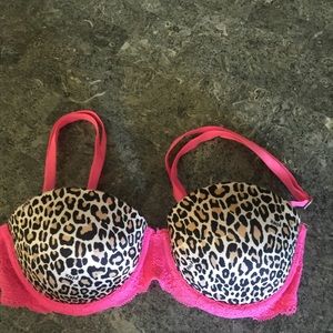 PINK cheetah multiway push-up 32B