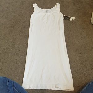 White tank dress