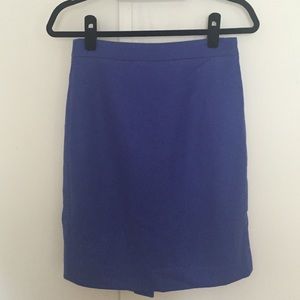 J. Crew wool pencil skirt. Size 0.