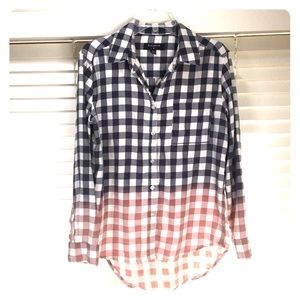 💗💙Back to school ombré flannel! 💙💗 great deal!