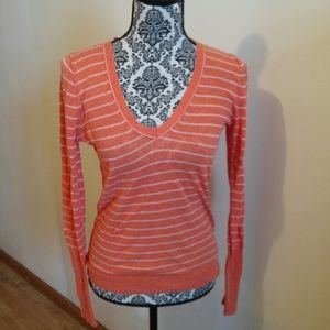 American Eagle long sleeved orange sweater