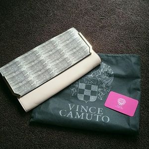 Vince Camuto snakeskin clutch